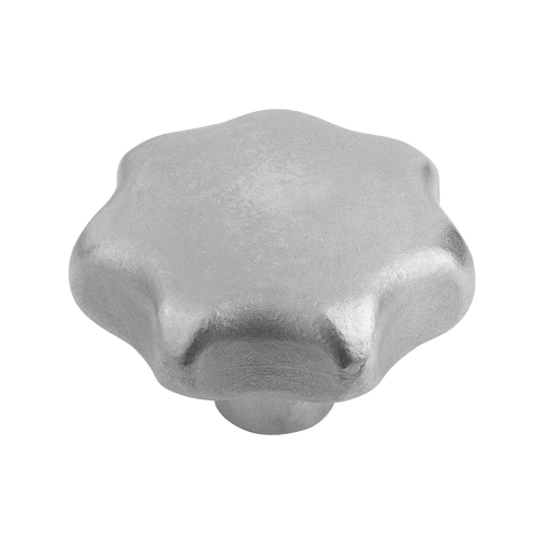 Kipp Star Grip, Similar to DIN 6336, D1=50 mm, Style E, Blind Tapped Hole, Stainless Steel, (Qty. 1), K0150.550103 Kipp Star Grip, Similar to DIN 6336, D1=50 mm, Style E, Blind Tapped Hole, Stainless Steel, (Qty. 1), K0150.550103