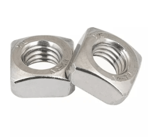 M10-1.50 DIN 557 Square Nuts, A2 Stainless Steel (1,000/Bulk Pkg.)