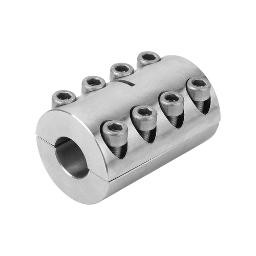 Kipp Rigid Couplings, Two Piece, L=95 mm, Stainless Steel, (Qty. 1), K2065.2350