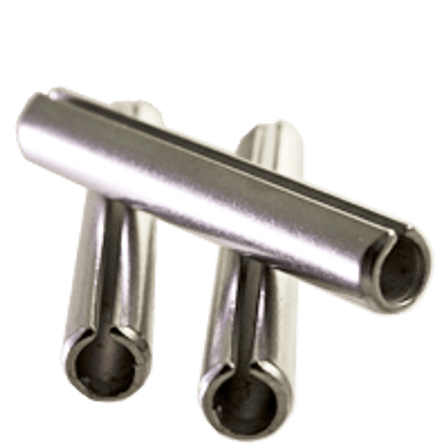 M3 x 30 mm Spring Pins, DIN 1481, A2 Stainless Steel (5000/Bulk Pkg.)