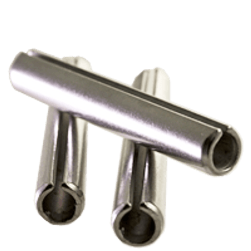 M6 x 40 mm Spring Pins, DIN 1481, A2 Stainless Steel (10/Bag, 200 Bags)