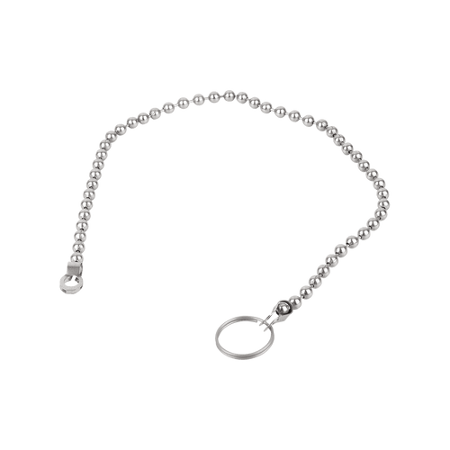 Kipp Ball Chain, w/Key Ring, Style B, L=1000 mm, Stainless Steel, (Qty:1), K1125.128X1000 Kipp Ball Chain, w/Key Ring, Style B, L=1000 mm, Stainless Steel, (Qty:1), K1125.128X1000