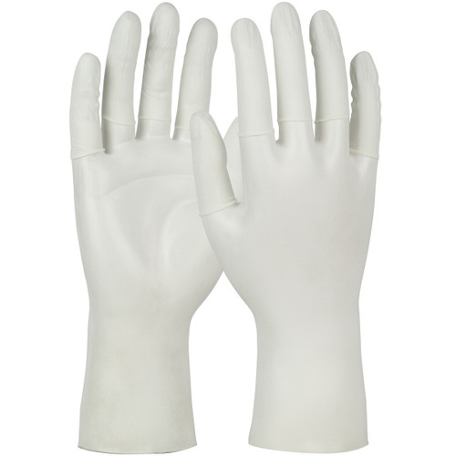 QRP Qualatrile Nitrile Latex-Free Vacuum Sealed Finger Cots ISO 5 (Class 100)/White/Large (14400/Case) #9CL