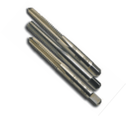 #4-48 HSS Type 26-AGN TiN Straight Flute Hand Tap Set (Taper, Plug & Bottoming) (1 Set), Norseman Drill #45954 #4-48 HSS Type 26-AGN TiN Straight Flute Hand Tap Set (Taper, Plug & Bottoming) (1 Set), Norseman Drill #45954