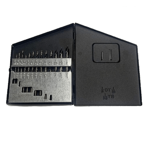 VT-13 Vortex-Point Mechanic Length, 3-Flat on Shank 13-Piece Set, Type 175-VT, Norseman Drill #22863