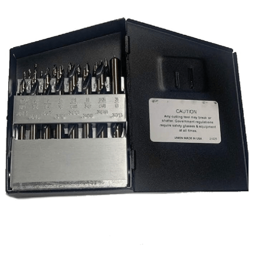 VT-21 Vortex-Point Mechanic Length, 3-Flat on Shank 21-Piece Set, Type 175-VT, Norseman Drill #22883