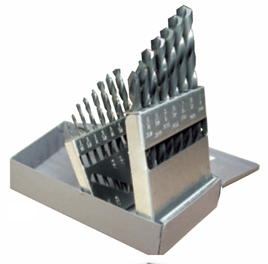 21 Piece Type 190-ACN Titanium Carbon Nitride HSS Heavy Duty Drill Bit Set, Norseman Drill #81152