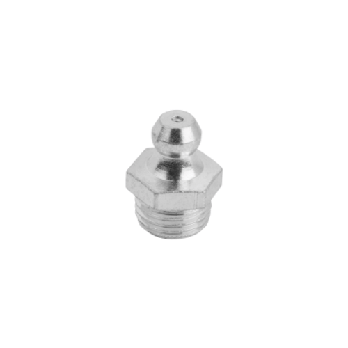 Kipp Conical Head Grease Nipples, DIN 71412, Style A, Straight w Hex Socket, M10X1 mm, L=16 mm, Stainless Steel, (Qty. 10),K1132.2110150 Kipp Conical Head Grease Nipples, DIN 71412, Style A, Straight w Hex Socket, M10X1 mm, L=16 mm, Stainless Steel, (Qty. 10),K1132.2110150