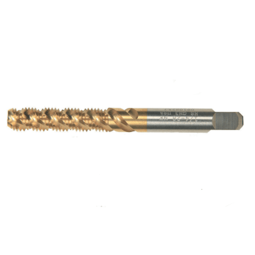 #4-48 Fractional Spiral Flute Semi-Bottoming, Type 37-AGN, TiN Nitride HSS Taps 2F (Qty. 1), Norseman Drill #52883