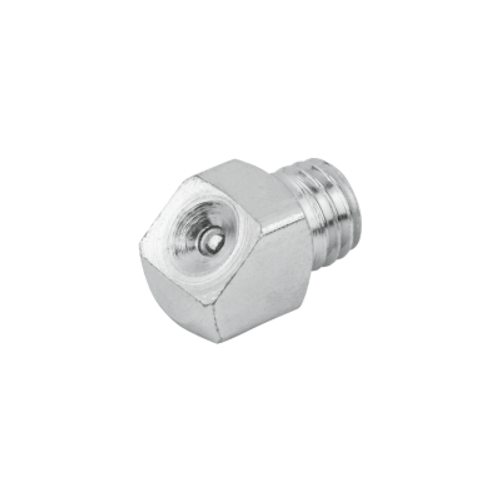 Kipp Flush Type Grease Nipples, 45 degree, DIN 3405, M8X1.25 mm, Style B, Square, Steel (Qty. 10), K1134.1208125