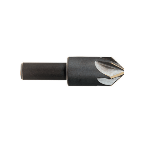 1" Type 83-AG, Chatter-Less HSS Countersink Drill, 6-Flute 82 Degree 3-Flats on Shank (Qty. 1), Norseman Drill #67770
