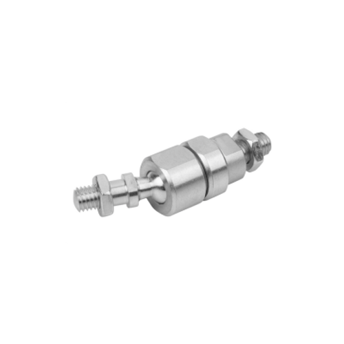 Kipp Axial Joints for Tractive Forces, Adjustable, M6, Style C , Steel, (Qty:1), K1936.31006