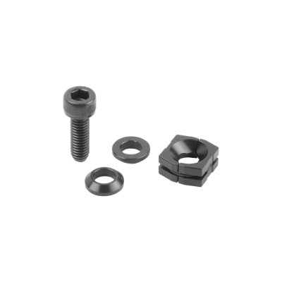 Kipp Wedge Clamp, w/Socket Head Screw, Style B, M6X18 mm, L=10.2 mm, Hardened Steel, (Qty:1), K1167.21506