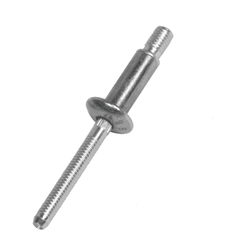 SBS-68-DL Goebel Duo-Lock Blind Rivet, 3/16", .122" Diameter [.283-.347 Grip Range], Protruding Head Steel/Steel, Zinc (5000/Pkg.)