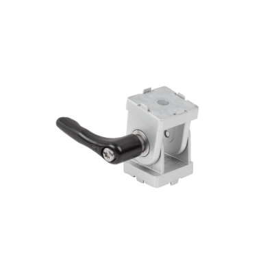 Kipp Joint Block w/Adjustable Handle, Style C, Type I, 40X40X60 mm, BN=8, Zinc, (Qty:1), K1051.1084040
