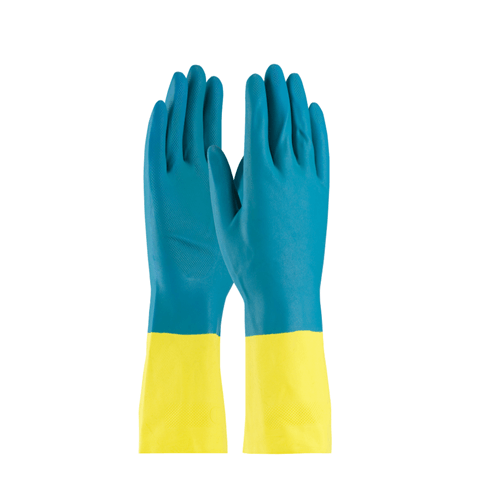 Assurance® Unsupported Neoprene/Latex, Flock Lined with Raised Diamond Grip - 28 Mil, XXL, 12 Pairs #52-3670/2XL