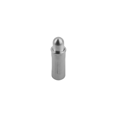Kipp Spring Plungers, Spring Force, Smooth Version, D=6 mm, L=15 mm, Stainless Steel, (Qty:10), K1172.06