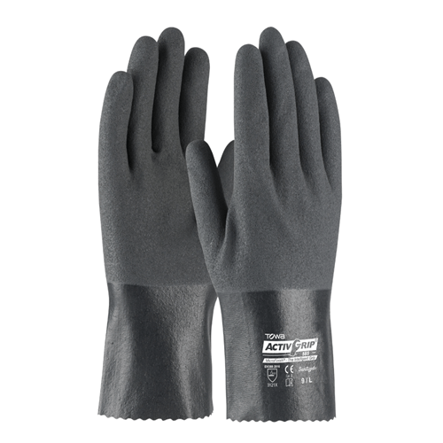 ActivGrip™ Nitrile Coated Glove with Cotton Liner and MicroFinish Grip - 10", Extra Large, 12 Pairs #56-AG585/XL