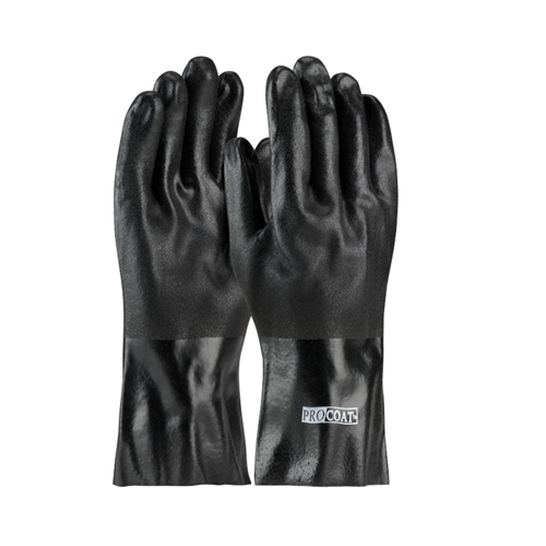 ProCoat® Premium PVC Dipped Glove with Jersey Liner and Rough Sandy Finish - 12" Length, Men's, 12 Pairs #58-8230DD