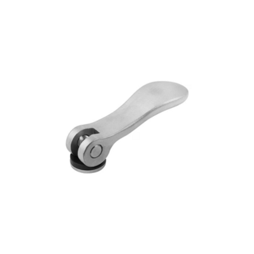 KIPP Cam Lever, Size 9, D=M3, w/Internal Thread, Thrust Washer, Stainless Steel, (Qty:1), K0645.9541003 KIPP Cam Lever, Size 9, D=M3, w/Internal Thread, Thrust Washer, Stainless Steel, (Qty:1), K0645.9541003