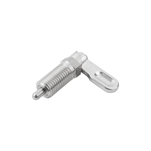 KIPP Cam-Action Indexing Plungers w/Stop, Left, L=47.8 mm, D=6 mm, Style A, Stainless Steel, (Qty. 1), K1285.1040612 KIPP Cam-Action Indexing Plungers w/Stop, Left, L=47.8 mm, D=6 mm, Style A, Stainless Steel, (Qty. 1), K1285.1040612