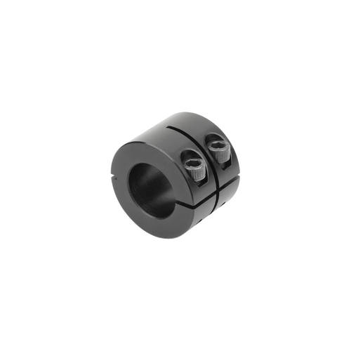 Kipp Locking Ring, One-Piece Shaft Collar, Wide, 18 mm, Slit Outside, Black Oxidized Steel, (Qty:1), K1923.100801