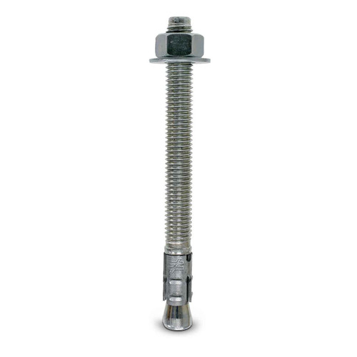 Simpson Strong Tie 3/8" x 3-1/2" Strong-Bolt® 2 Wedge Anchors - Fully Assembled, Carbon Steel, Zinc (50/Pkg) #STB2-37312F50