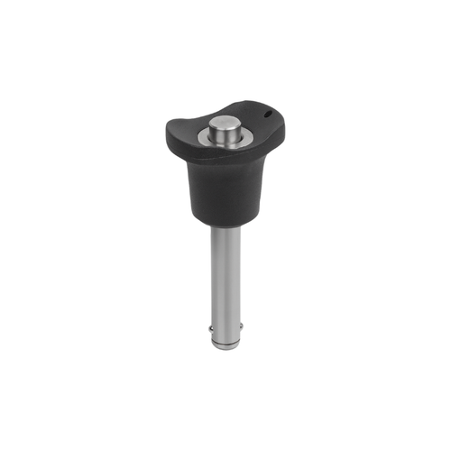 KIPP Ball Lock Pins w/Plastic Grip and High Shear Strength, L5=36.8 mm, D=26.4 mm, Stainless Steel, (Qty. 1), K0792.012606030