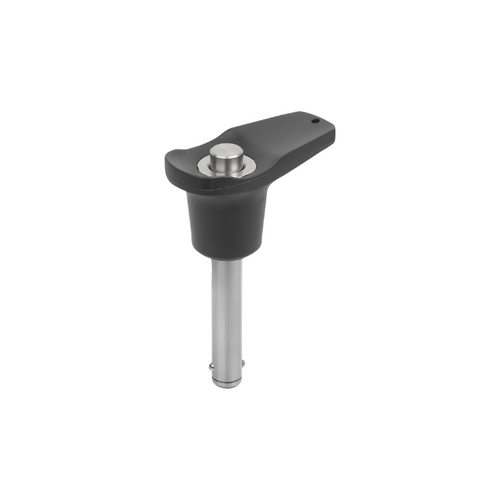KIPP Ball Lock Pins w/L Grip and High Shear Strength, L5=20.9 mm, D=39.3 mm, Stainless Steel, (Qty. 1), K0792.112605015
