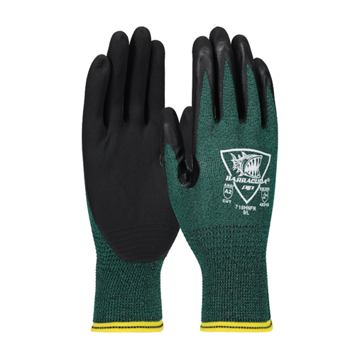 G-Tek® PolyKor® Seamless Knit Polykor Blended Glove with Nitrile Coated Foam Grip on Palm & Fingers, Small, 12 Pairs #718HNFR/S