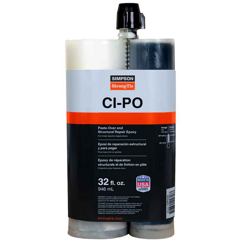 Simpson Strong-Tie CI-PO Paste-Over and Structural Repair Epoxy 32oz Cartridge (Qty: 1) #CIOP32