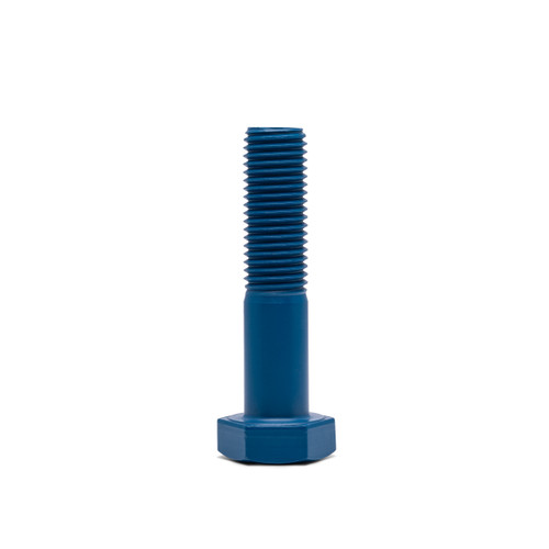 3/4"-10 x 2-1/2" Partially Threaded A193 Grade B7 Heavy Hex Bolts, Xylan Blue (25/Pkg.)