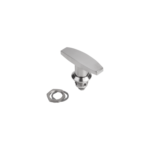 Kipp Quarter Turn Lock w/T-Grip, Lockable, D=32 mm, Stainless Steel, (Qty. 1), K1356.2186 Kipp Quarter Turn Lock w/T-Grip, Lockable, D=32 mm, Stainless Steel, (Qty. 1), K1356.2186