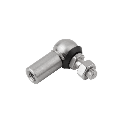 Kipp Angle Joints, M8, D1=13 mm, Similar DIN 71802, Right-Hand Thread, Style CS w/Sealing Cap, Stainless Steel, (Qty. 1), K0734.110062 Kipp Angle Joints, M8, D1=13 mm, Similar DIN 71802, Right-Hand Thread, Style CS w/Sealing Cap, Stainless Steel, (Qty. 1), K0734.110062