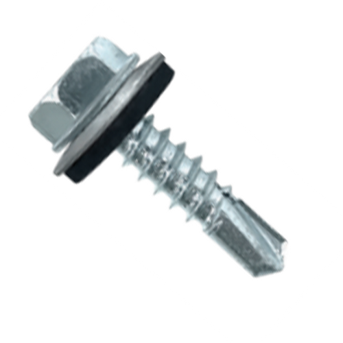 #14-14 x 1-1/2" Daggerz Hex Washer Head Self Drilling Screws with Bonded Washer Zinc (1,500/Bulk Pkg.) #14-14 x 1-1/2" Daggerz Hex Washer Head Self Drilling Screws with Bonded Washer Zinc (1,500/Bulk Pkg.)