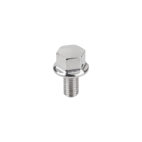 KIPP M12 x 75 mm Hexagon Head Bolts w/Collar for Hygienic USIT Sealing and Shim Washer, Freudenberg Process Seals, Stainless Steel, (Qty. 1), K1327.12X75