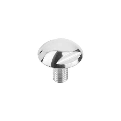 KIPP M6 X 16 mm Ball Head Screw in Hygienic Design, Stainless Steel, (Qty. 1), K1329.06X16