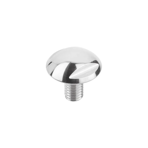 KIPP M16 X 25 mm Ball Head Screw in Hygienic Design, Stainless Steel, (Qty. 1), K1329.16X25