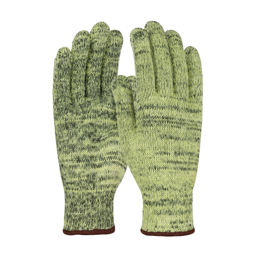 Kut Gard Seamless Knit ATA® Hide-Away™ / Aramid Blended Glove with Cotton/Polyester Plating - Heavy Weight, Green, S MATA503HA-S (72 Pairs)