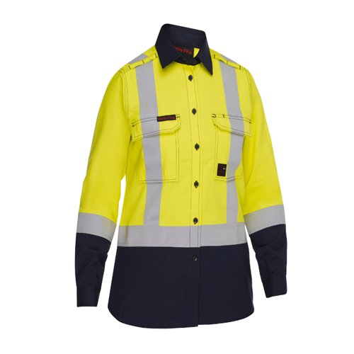 Bisley 385WFRHS-YN/2X, Yellow/Navy, 2XL 385WFRHS-YN/2X (1 Each)
