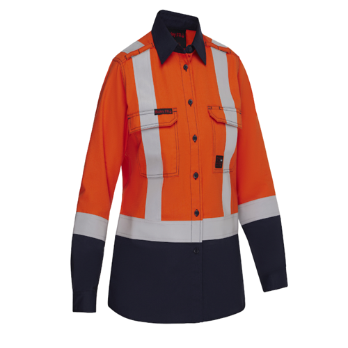 Bisley 385WFRHS-ON/2X, Orange/Navy, 2XL 385WFRHS-ON/2X (1 Each)