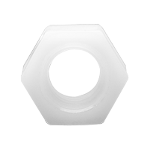 #10-24 Nylon Hex Nuts, Plain, USA (1,000/Pkg.)