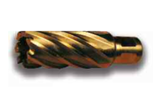 1-11/16" M-35, Type 14, Spira-Broach, HSS plus 6% Cobalt, Gold Finish Annular Cutter, Norseman Drill #16831