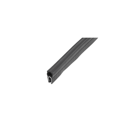KIPP L=10 m, Edge Protection Sealing Profiles w/Integrated Steel Wire Core, Style B, EPDM, (Qty. 1), K1368.122X10000