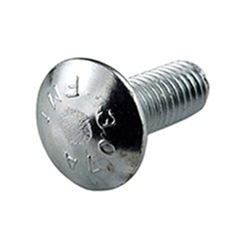 5/16"-18 x 3/4" A307 Short Neck Carriage Bolts, Trivalent RoHS (1700/Bulk Pkg.)