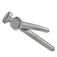 5/16"-18 x 2" Fully Threaded Aluminum Hex Bolts, Indented Hex, 6061-T6, Plain (100/Pkg.)