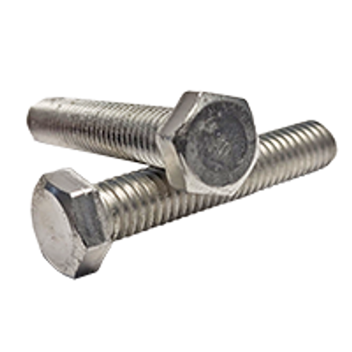 3/8"-16 x 3-1/2" Fully Threaded Aluminum Hex Cap Screws, Plain, 2024-T4 (50/Pkg.)