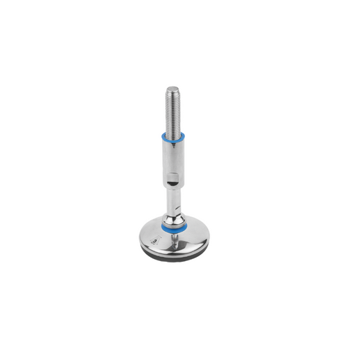 KIPP M16X140 Levelling Feet in Hygienic Design, Style A, Stainless Steel, (Qty. 1), K1303.108016X140