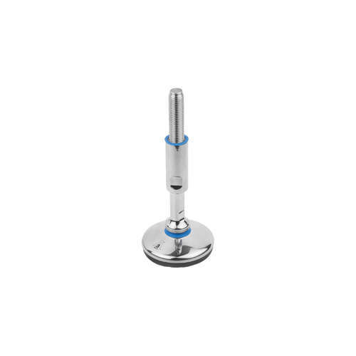 KIPP M24X140 Levelling Feet in Hygienic Design, Style A, Stainless Steel, (Qty. 1), K1303.112024X140
