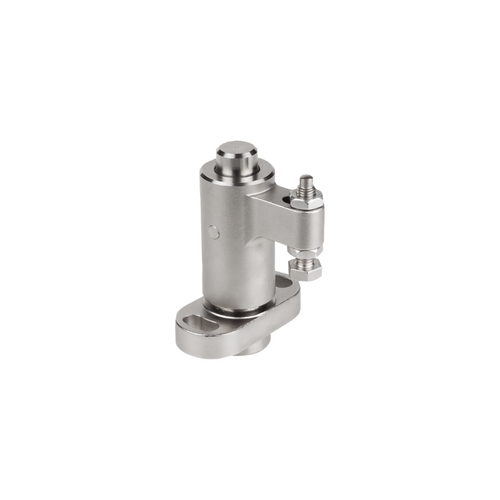 KIPP Pneumatic Swing Clamp, Left, D=30 mm, Nickel-Plated Carbon Steel, (Qty:1), K1388.03945 KIPP Pneumatic Swing Clamp, Left, D=30 mm, Nickel-Plated Carbon Steel, (Qty:1), K1388.03945